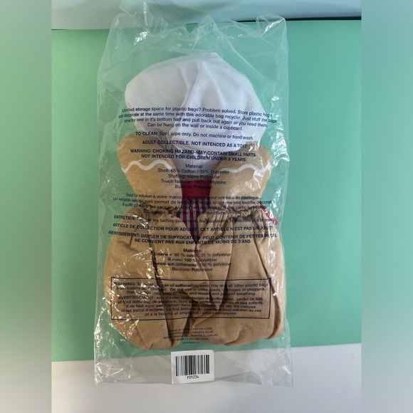 Avon Vintage Gingerbread Bag Recycler, Plastic bag storage, Brand New Bag Holder - Picture 2 of 5